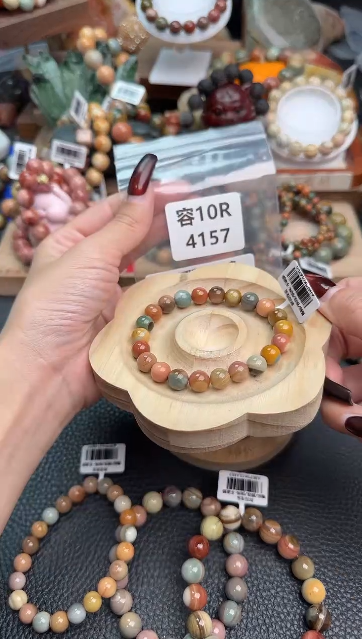 【闪购商品】石英质玉手链未镶嵌10R4157