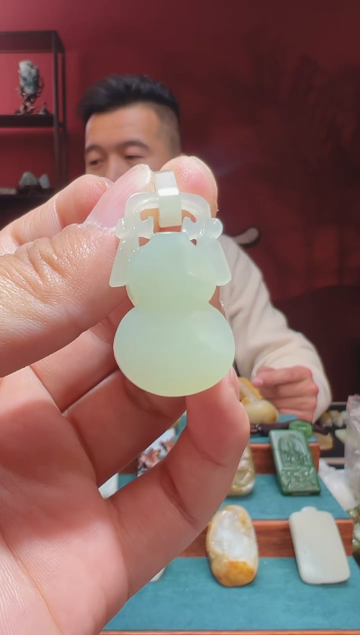 【闪购商品】和田玉吊坠(不含链)未镶嵌1