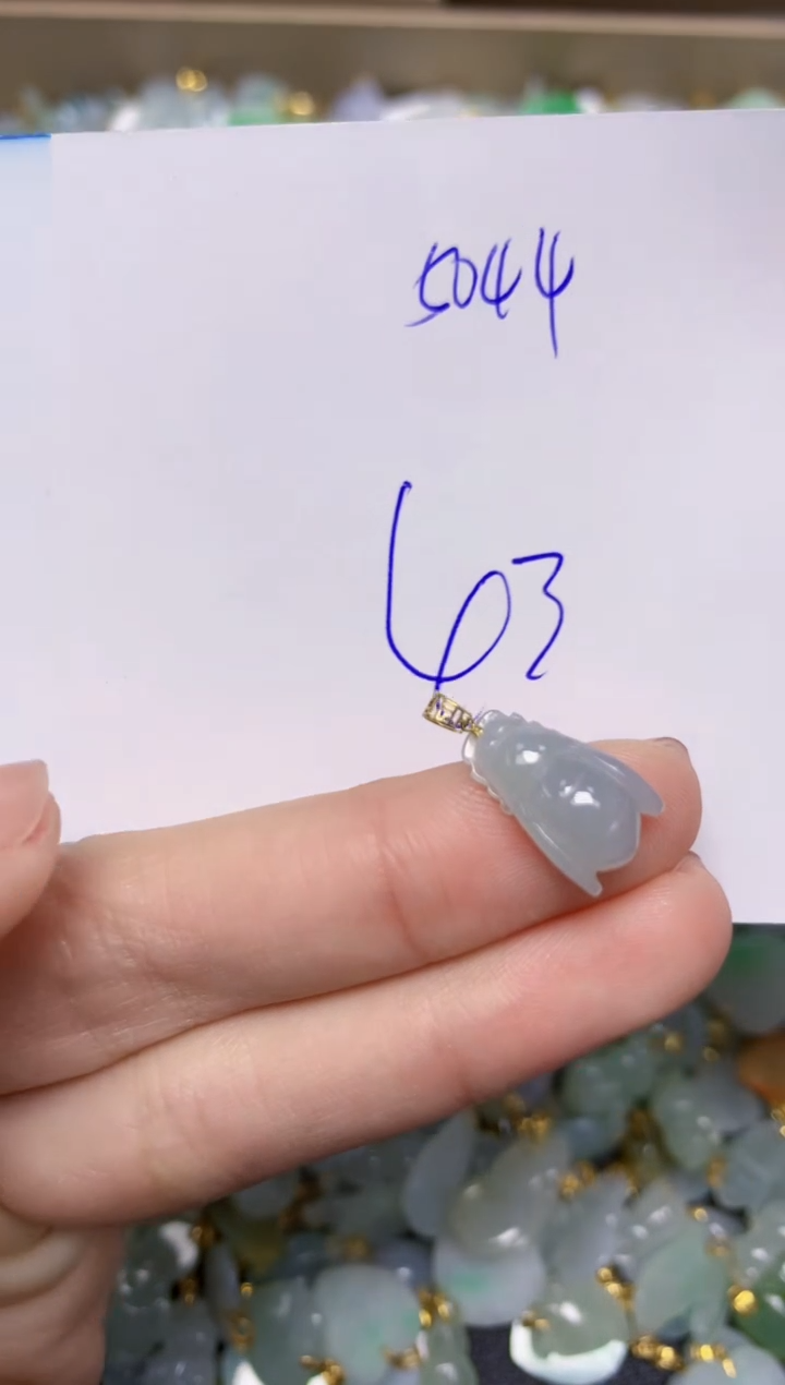 【闪购商品】翡翠颈饰18K金镶嵌 天然翡翠A货