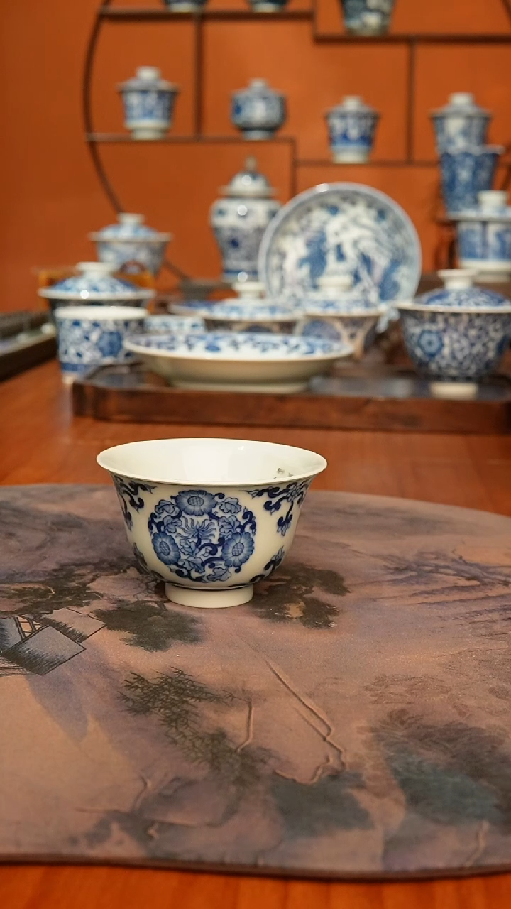 【闪购商品】景德镇镹曰陶手工手绘柴窑茶具