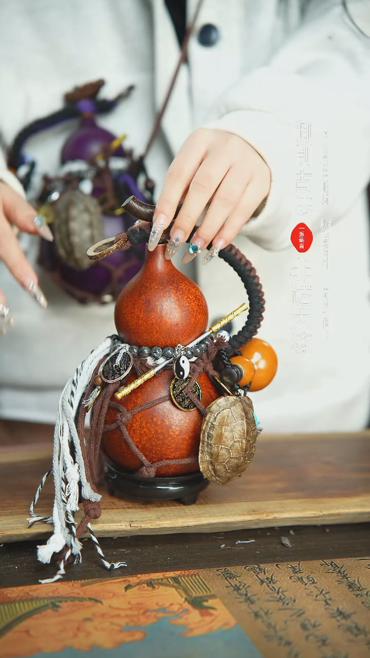 【闪购商品】282号精品大漆酒葫芦防腐防渗装水茶酒