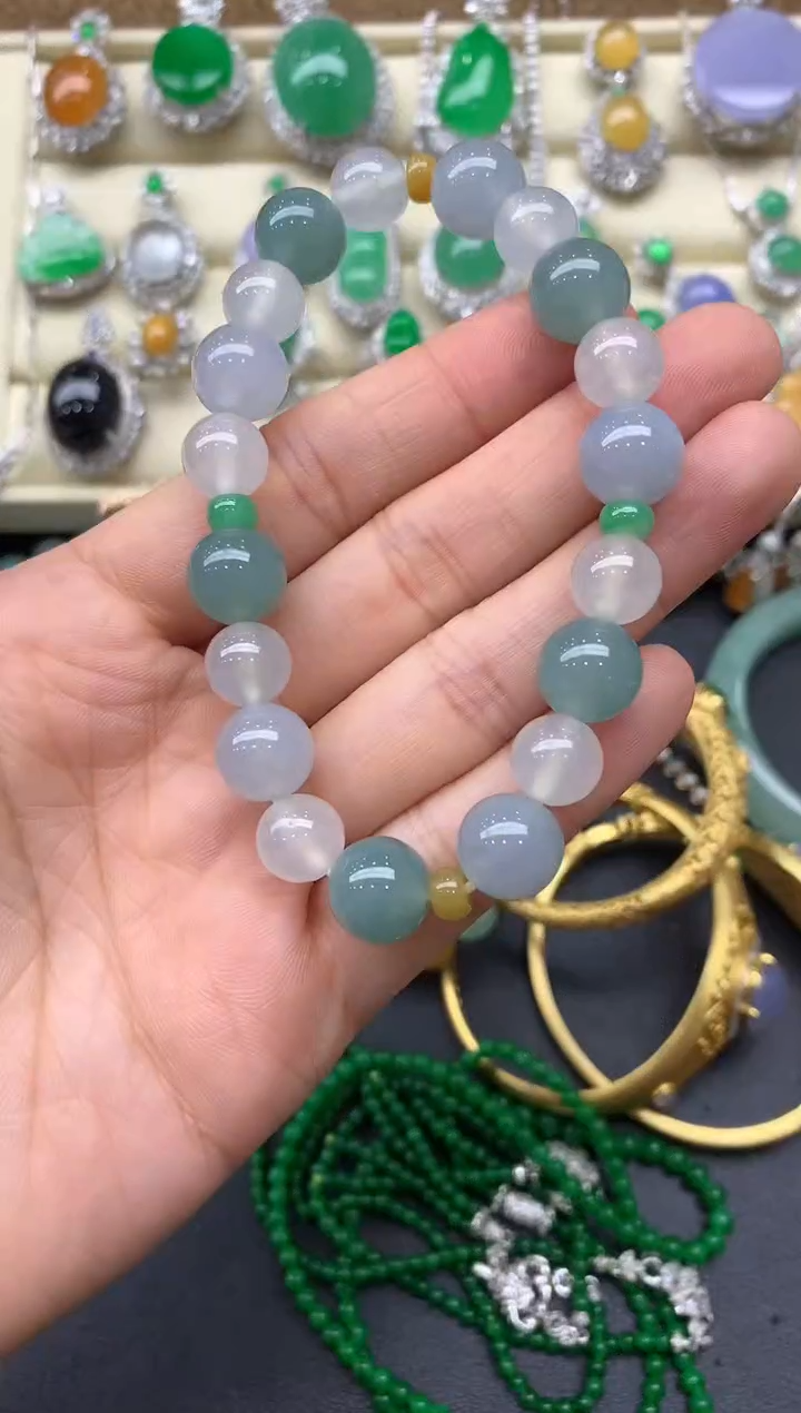 未镶嵌翡翠手链496-中国好珍宝