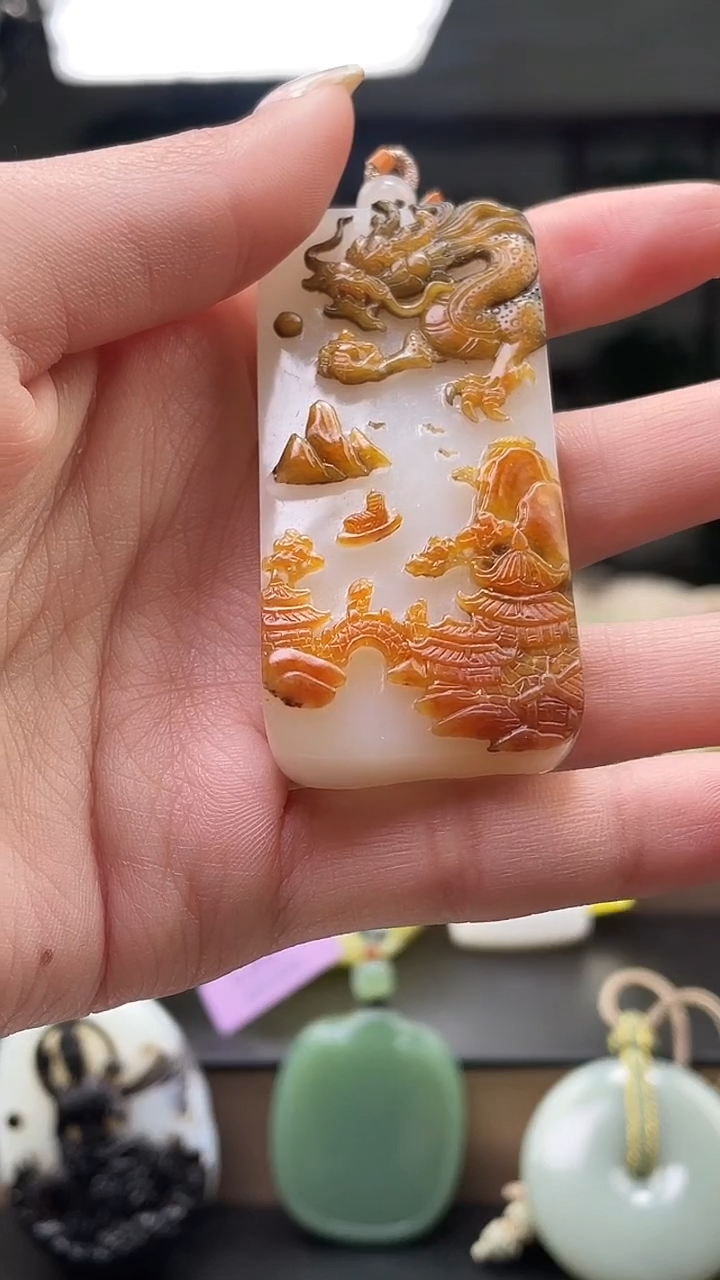 颈饰未镶嵌和田玉QQ12.21多样性拍一发一10