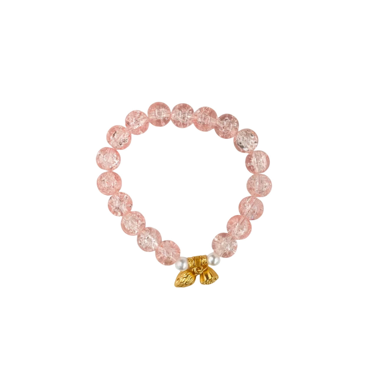 爆裂冰花粉晶琉璃手串 H05-116