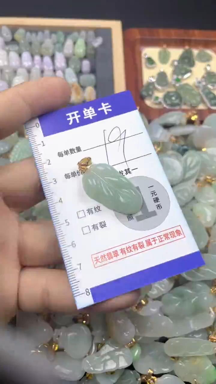 颈饰未镶嵌翡翠天然A货翡翠