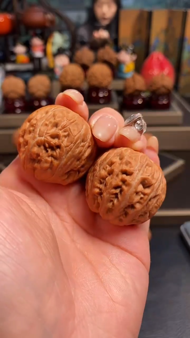 【闪购商品】文玩核桃把件H813平谷元宝38