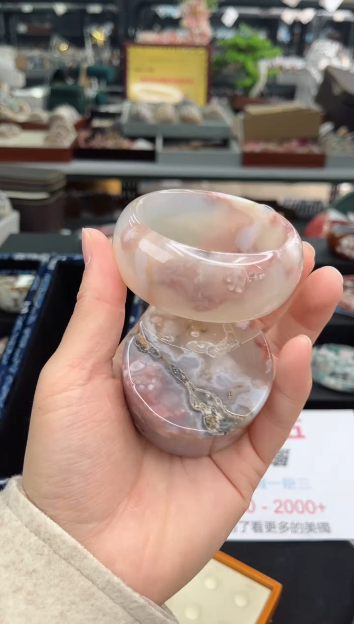 【闪购商品】石英质玉手镯未镶嵌56圈口（赠品镯心）3650230