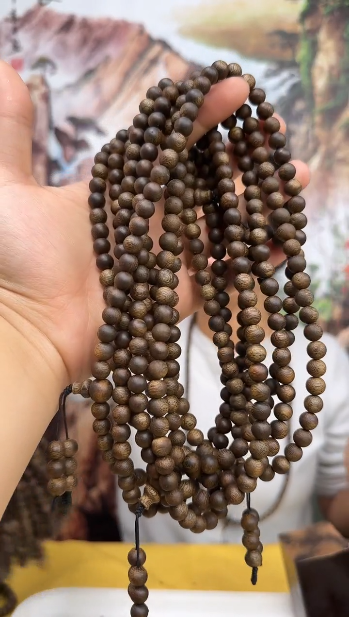 沉香沉香碎屑+799高货奇楠张勺子虫漏圆珠多圈卡8多样性发一条