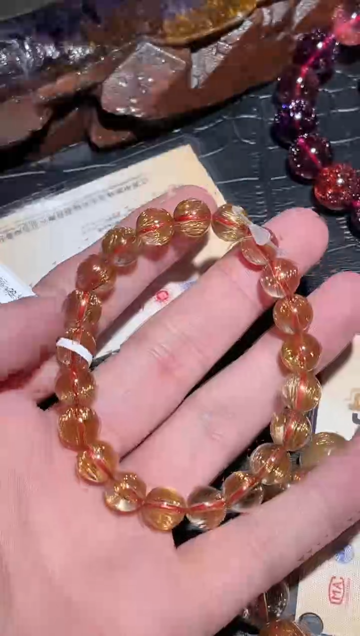 【闪购商品】水晶手链未镶嵌单圈发晶A9