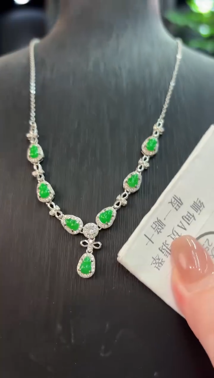 项链未镶嵌翡翠缅甸A货/多样性发货/一件