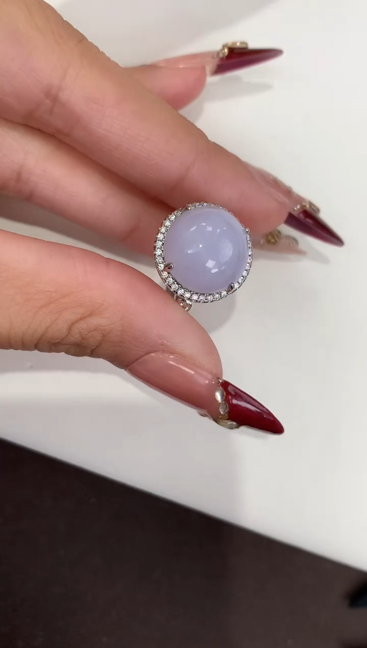 颈饰银S925镶嵌翡翠天然缅甸a货翡翠