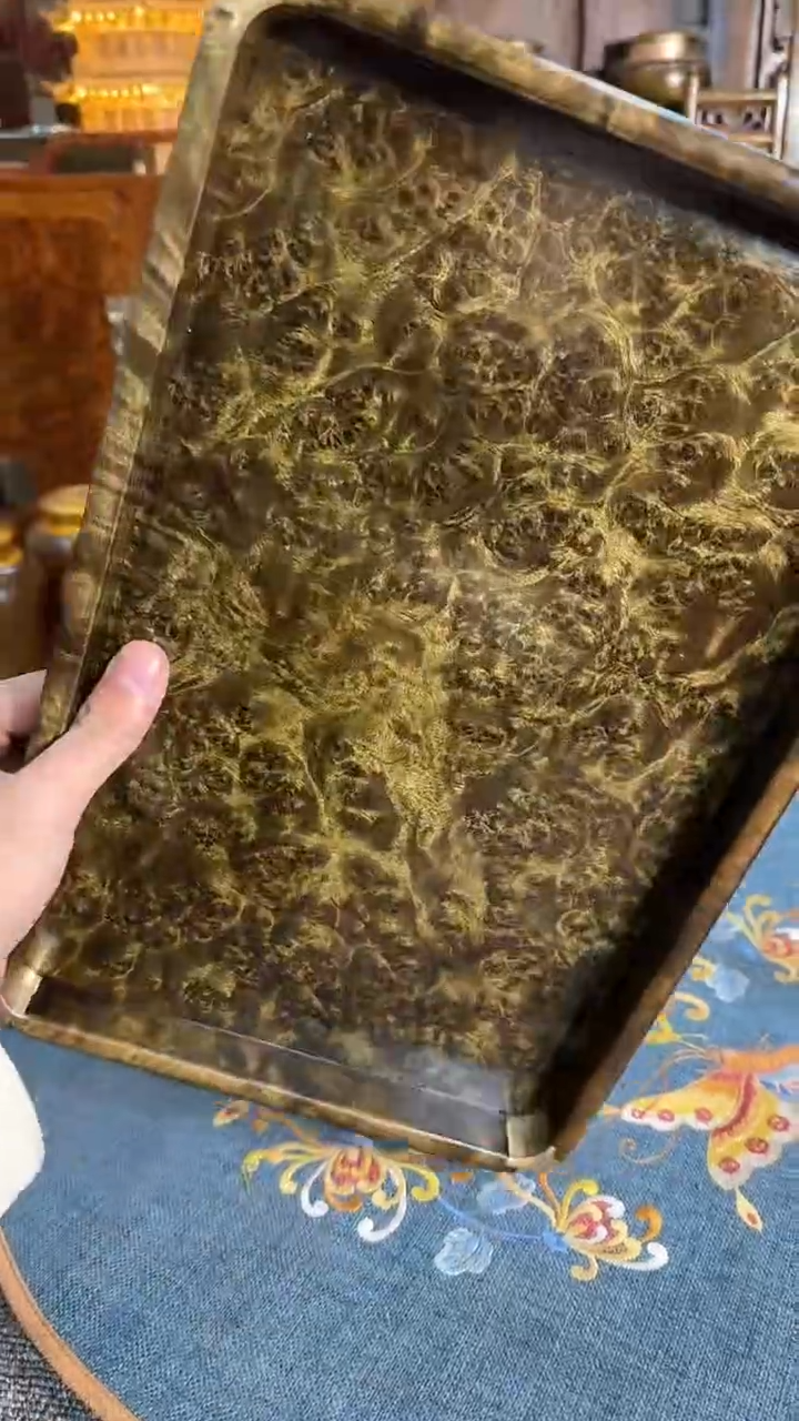 【闪购商品】乌木类成套家具阴沉托盘  s18