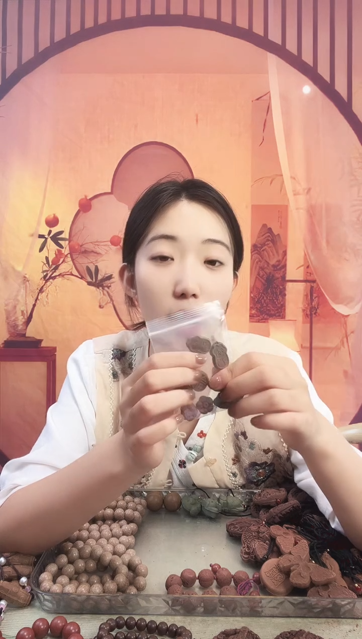 核桃手串/手链配饰小零件一包八个