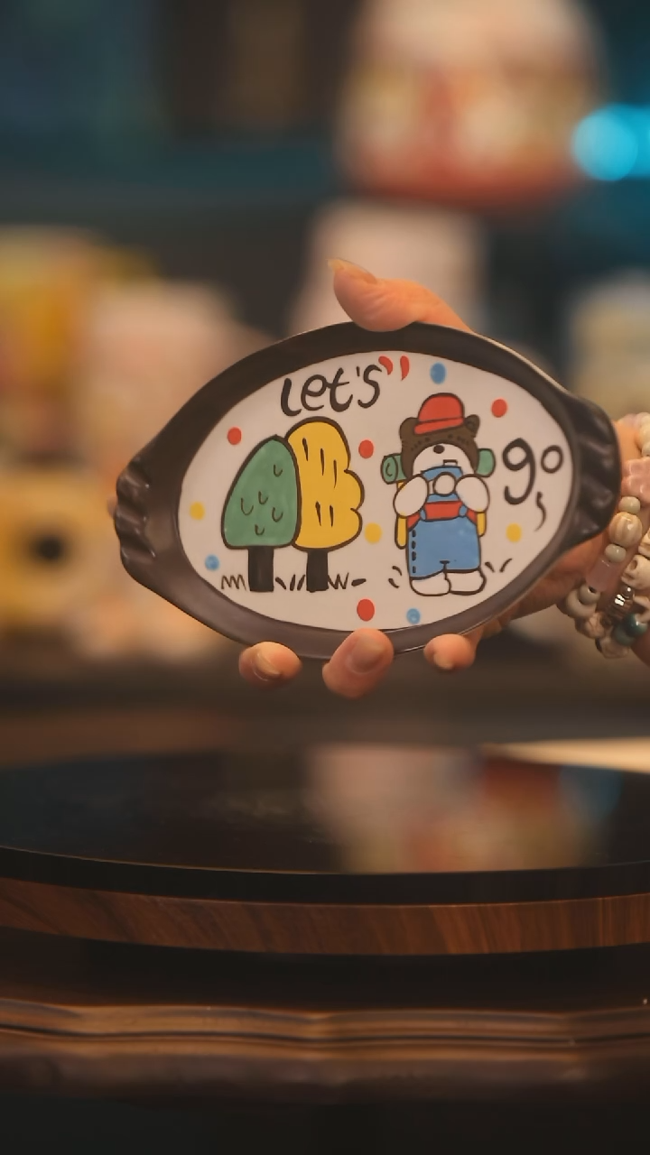 【闪购商品】摆件景德镇釉下彩绘设计师款式陶瓷