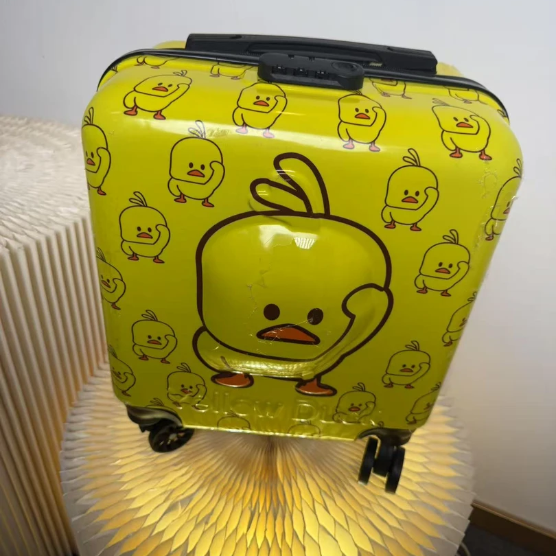 卡通18寸行李箱免托运密码箱适合8 - 15岁学生旅行用  DD