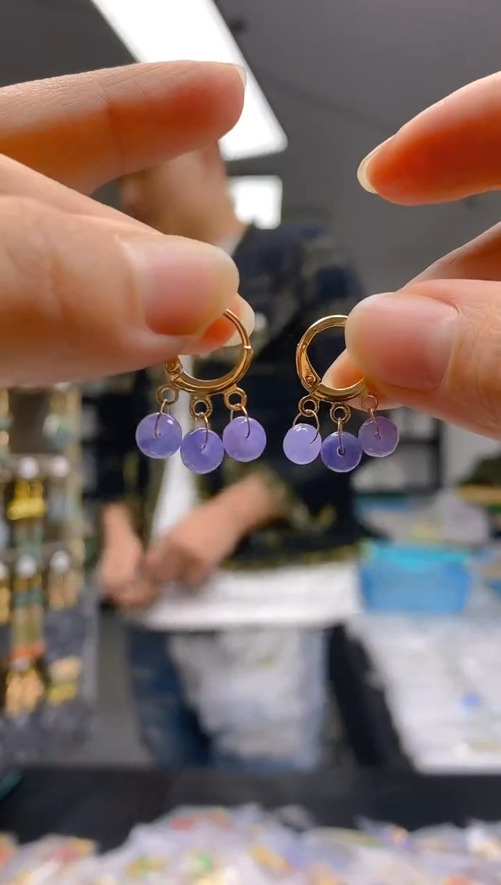 【闪购商品】翡翠耳饰合金0168翡翠耳包