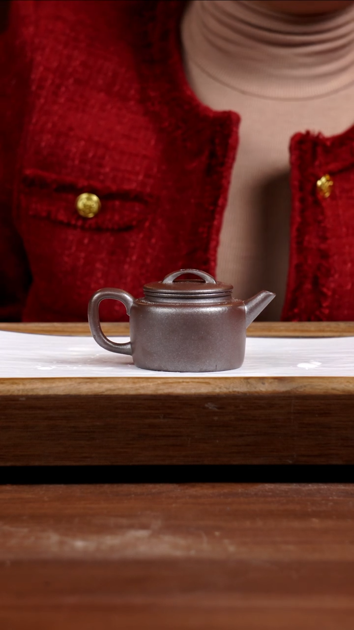 【闪购商品】紫砂茶壶柴烧宝山青汉瓦100CC