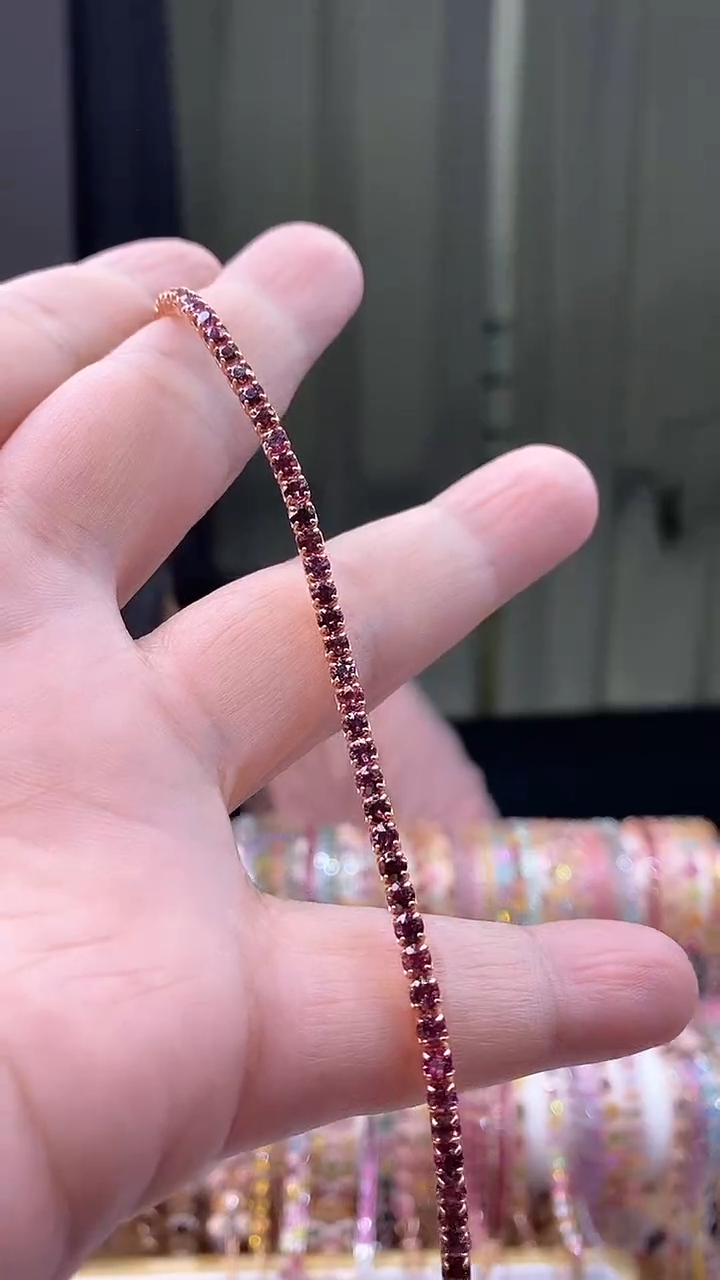 【闪购商品】碧玺手链银S925镶嵌45534354354345