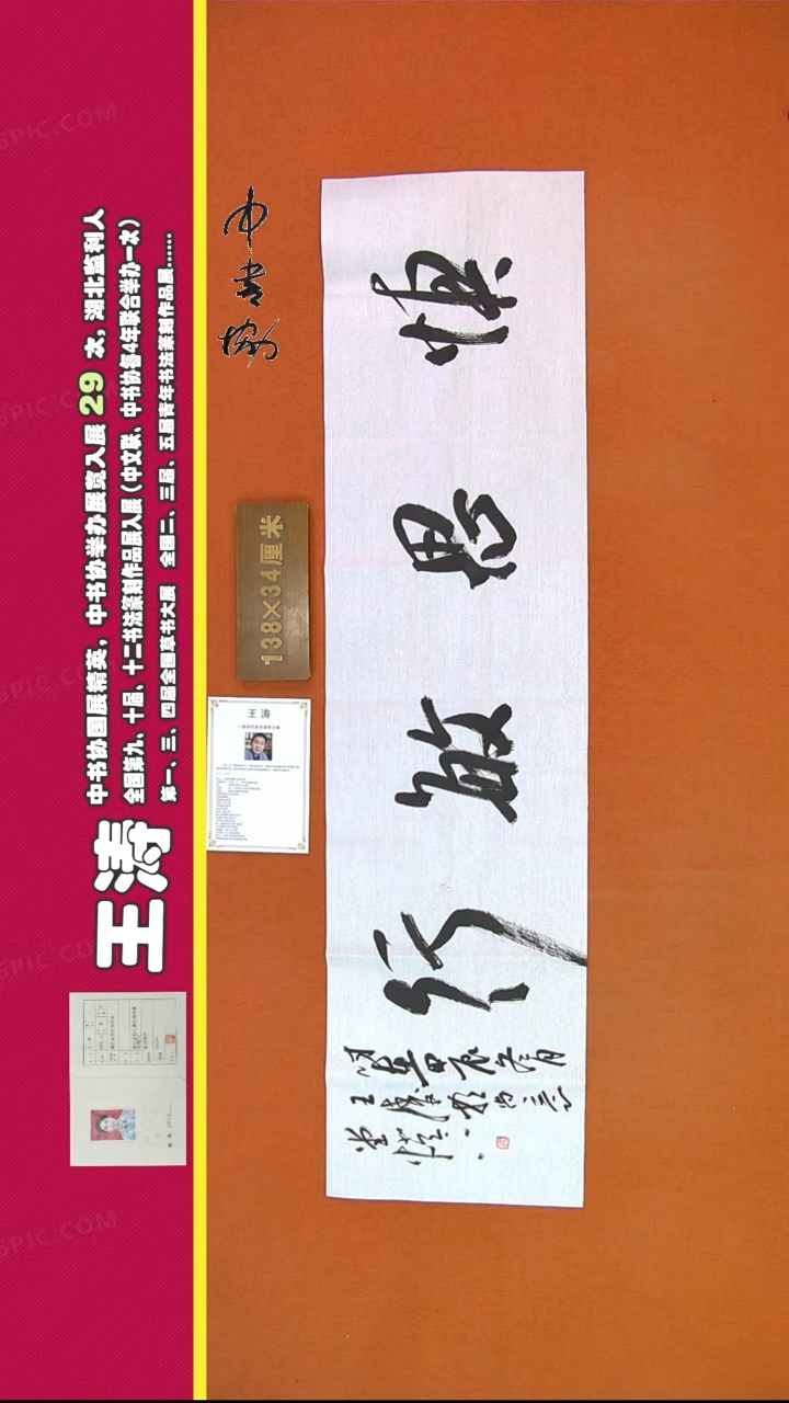 【闪购商品】书法245王涛书法作品