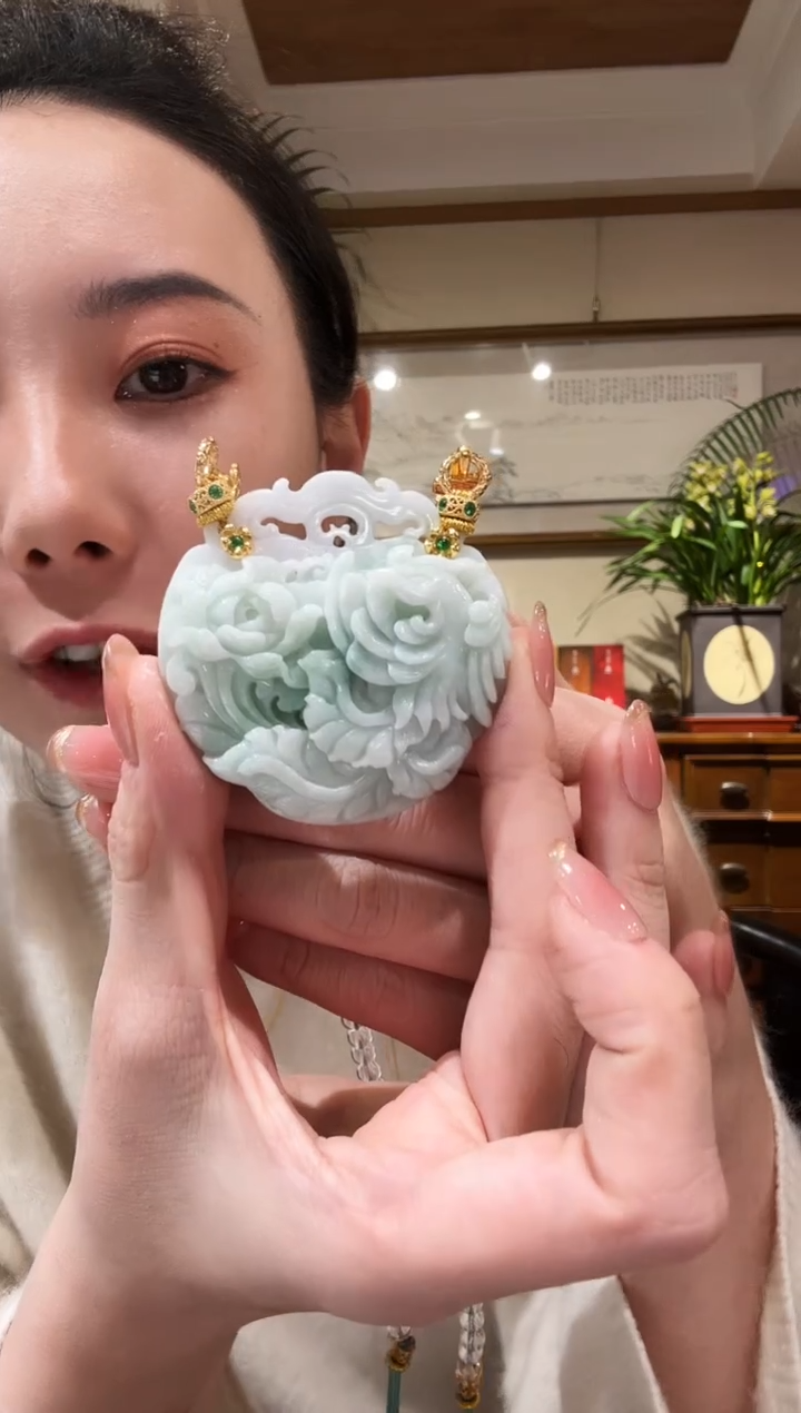 【闪购商品】翡翠颈饰未镶嵌国风