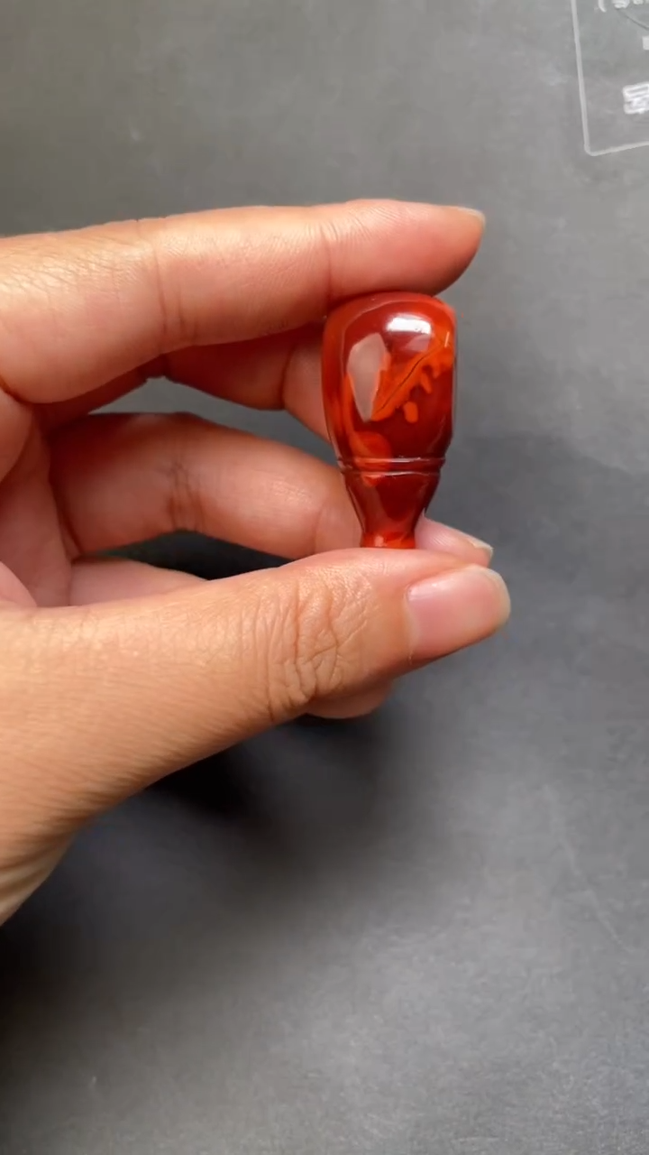 未镶嵌26南红玛瑙三通