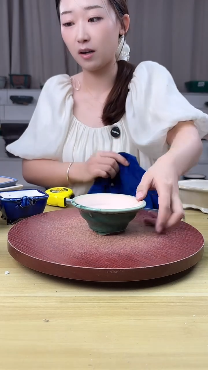 紫砂花盆浅草紫砂花盆