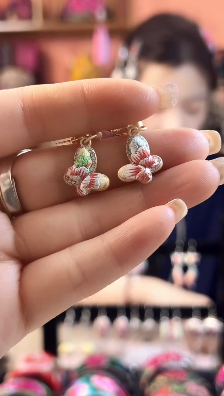 织绣艺枝独绣老绣饰品483