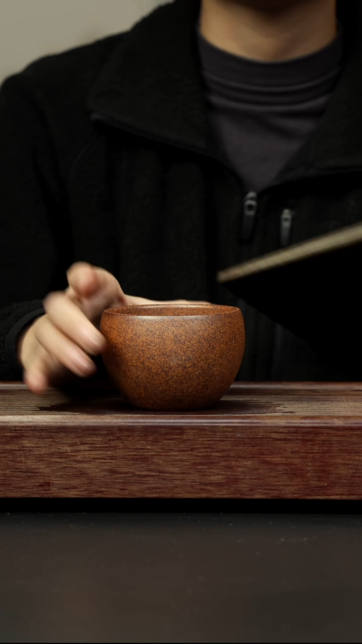 茶壶紫砂段泥高温烧 禅定杯