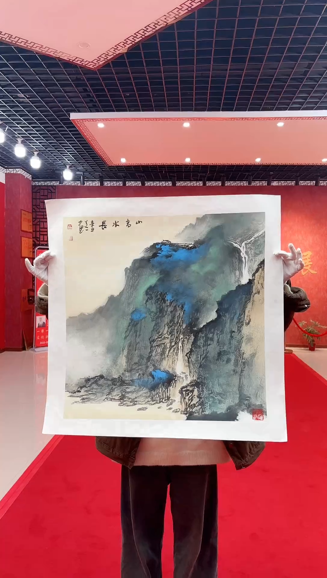 【闪购商品】国画画道一老师手绘作品D19