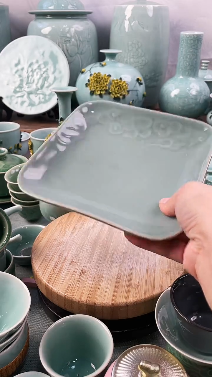 【闪购商品】特价 微瑕 慧仙青瓷