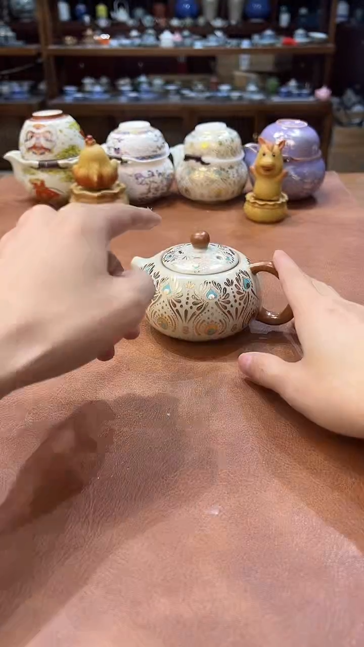 真的很便宜会开片的旅行茶具