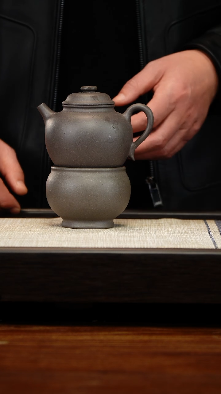 茶壶紫砂大彬圈钮套组