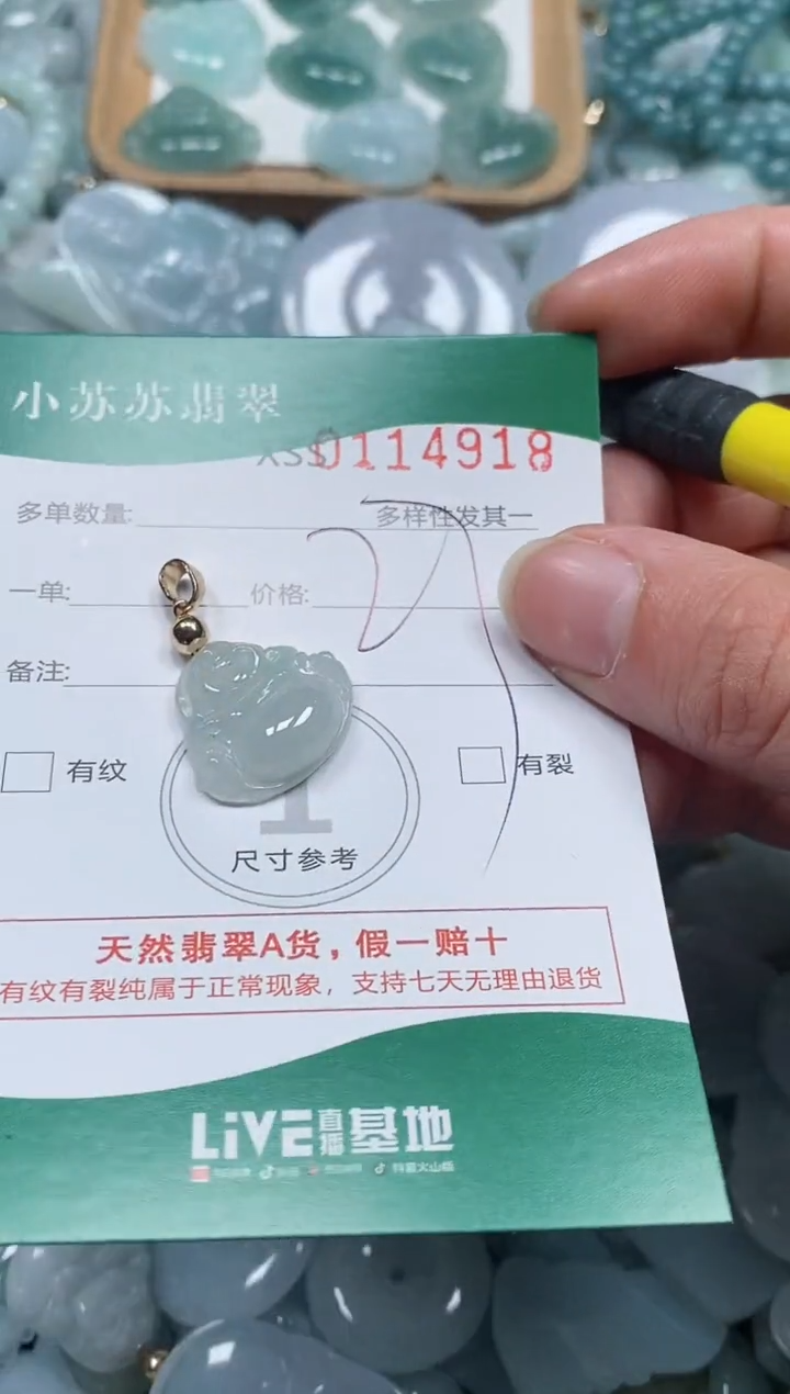 【闪购商品】翡翠颈饰未镶嵌闪购商品0114918