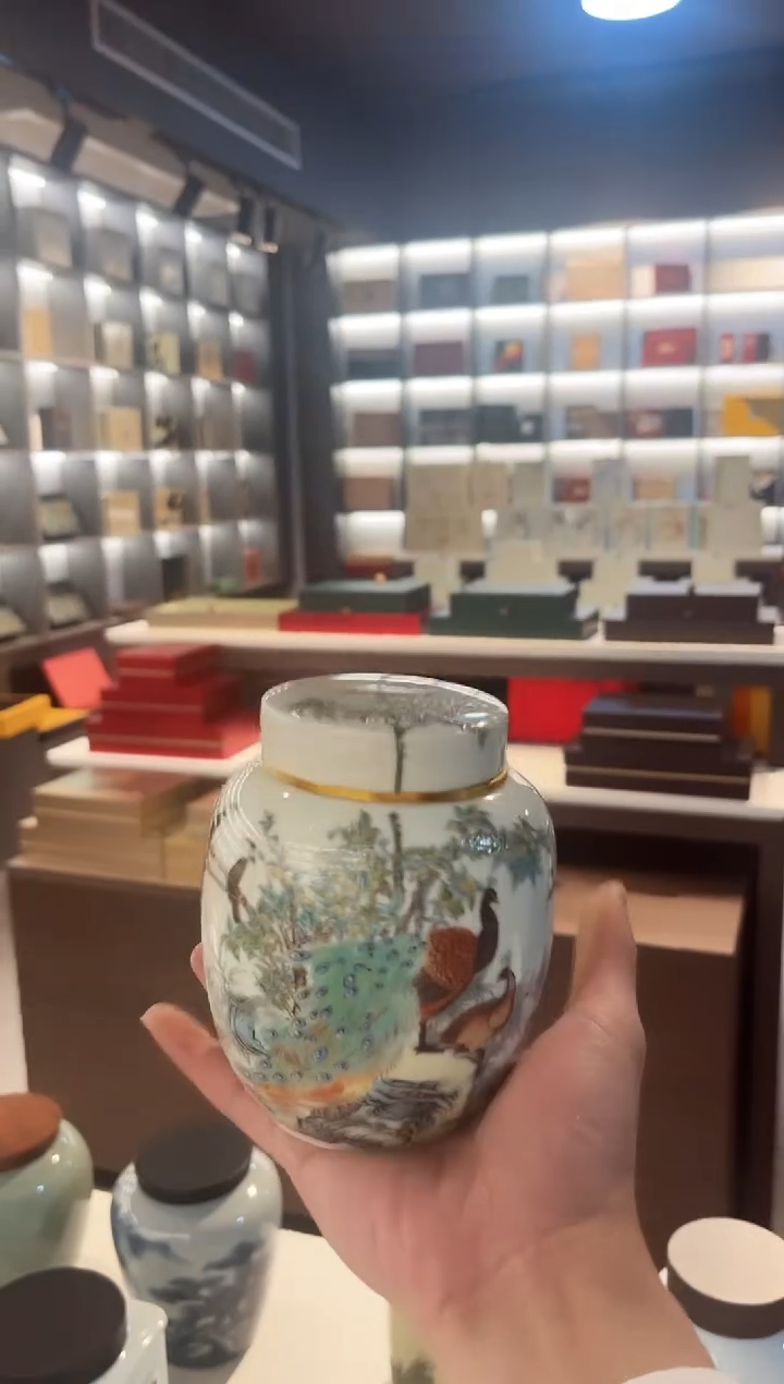【闪购商品】白泥茶叶罐觅云裳小号陶瓷罐
