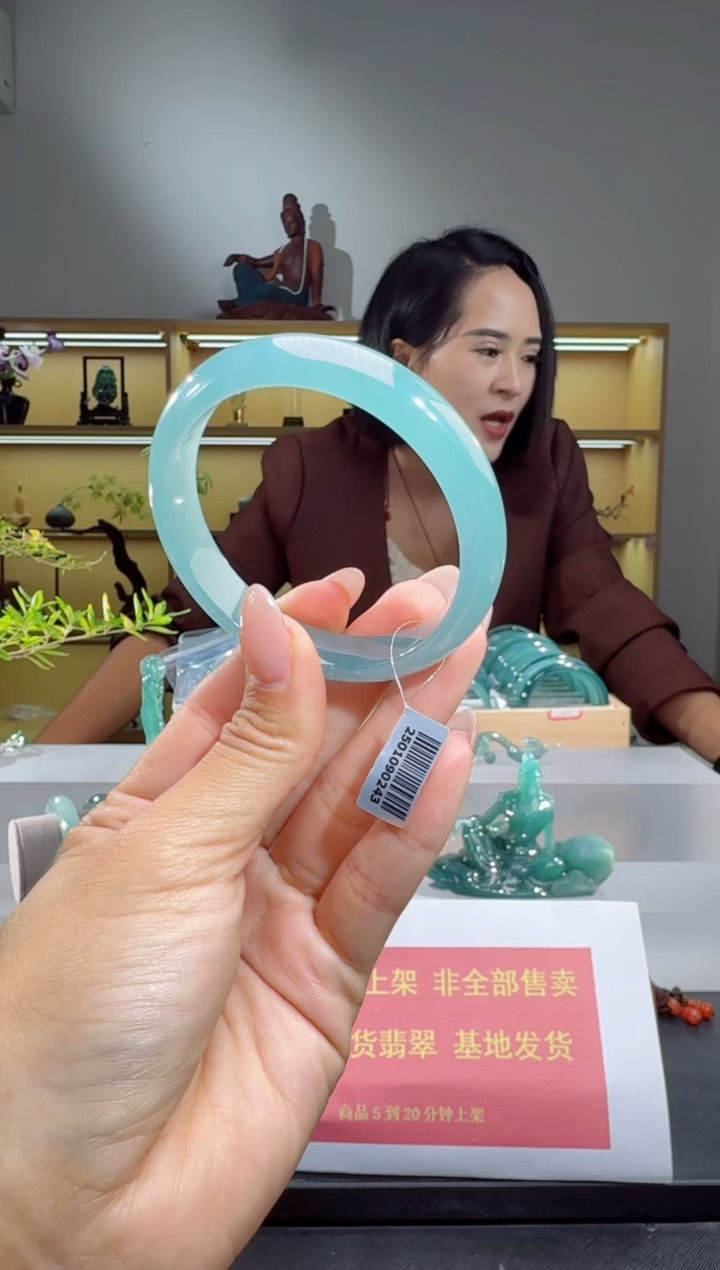 未镶嵌手镯翡翠54.5圈
