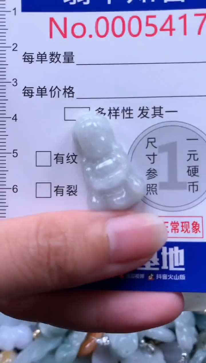 翡翠未镶嵌吊坠(不含链)5417