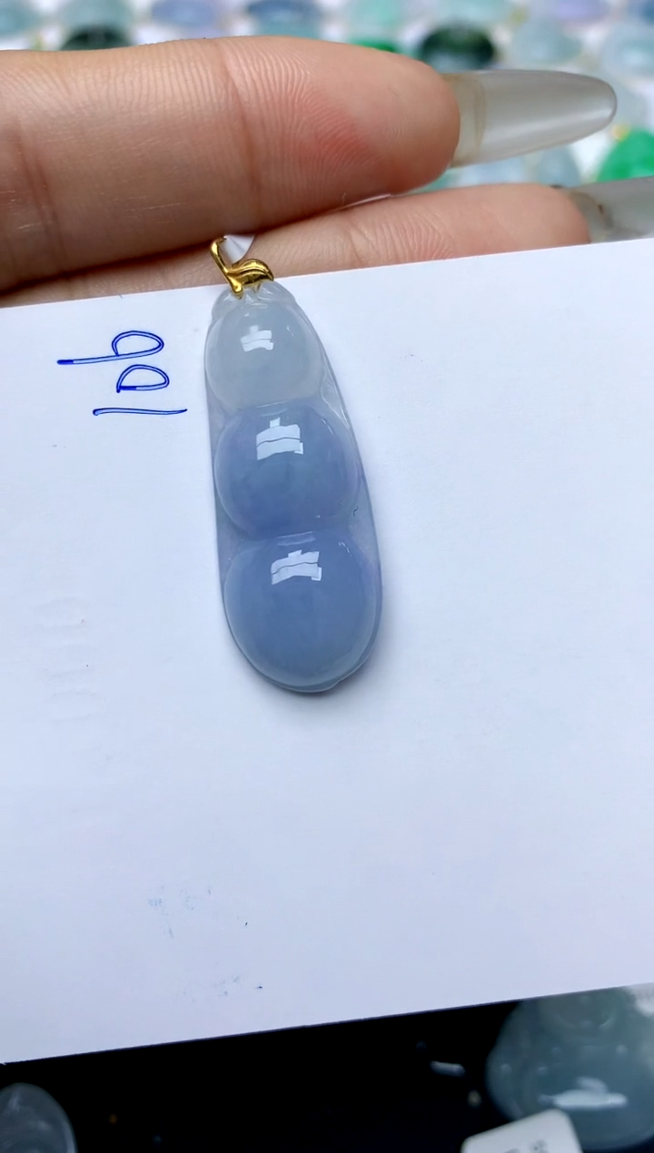 【闪购商品】翡翠颈饰18K金镶嵌106天然A货翡翠