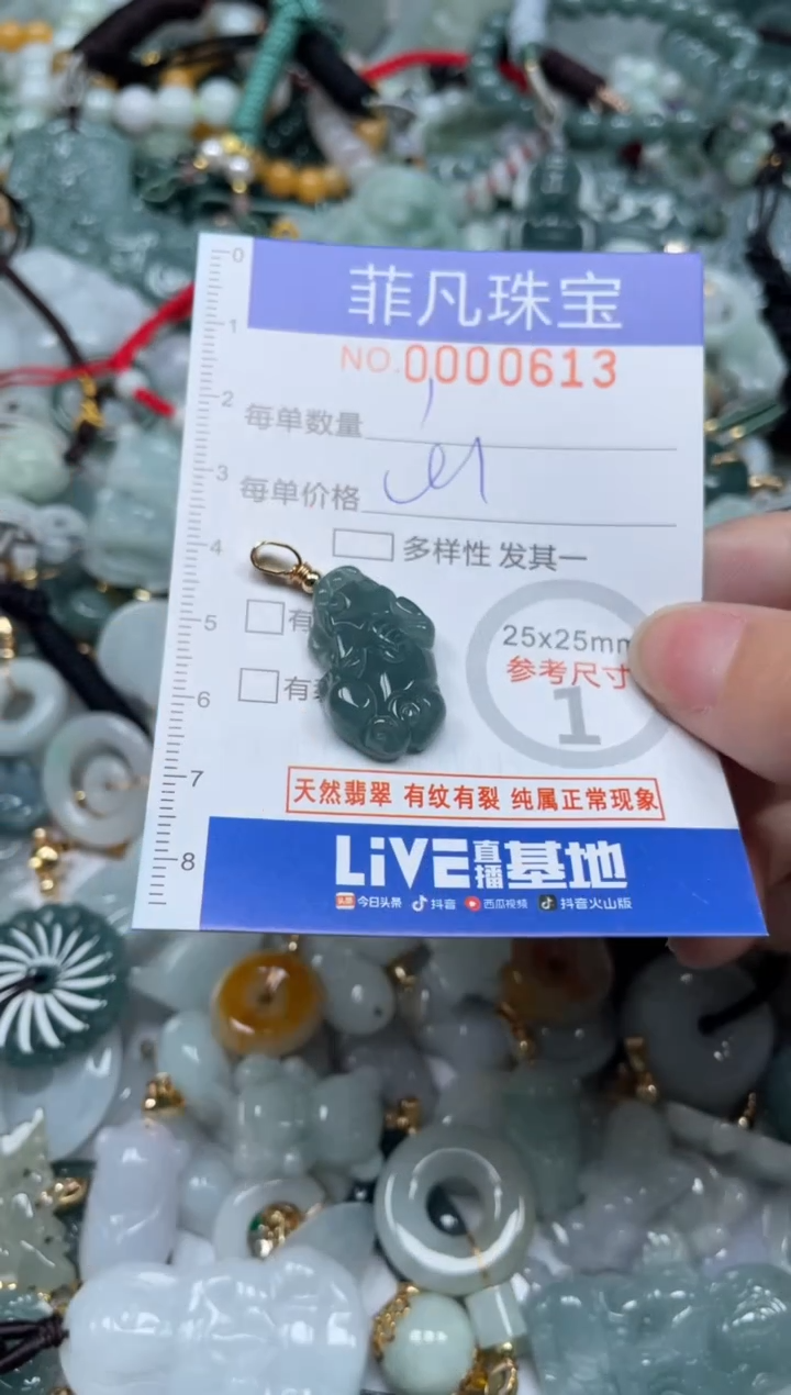 【闪购商品】翡翠颈饰未镶嵌00..0613