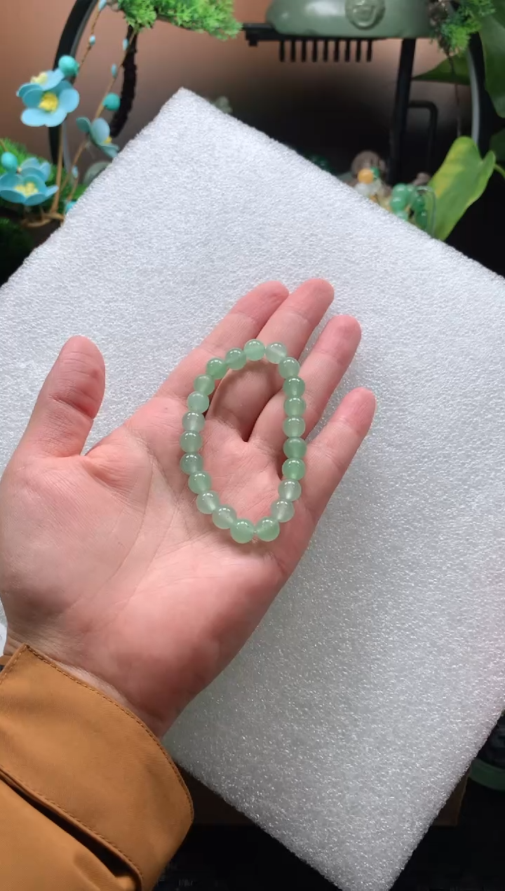 【闪购商品】石英质玉手链未镶嵌青青8+可乐妹妹