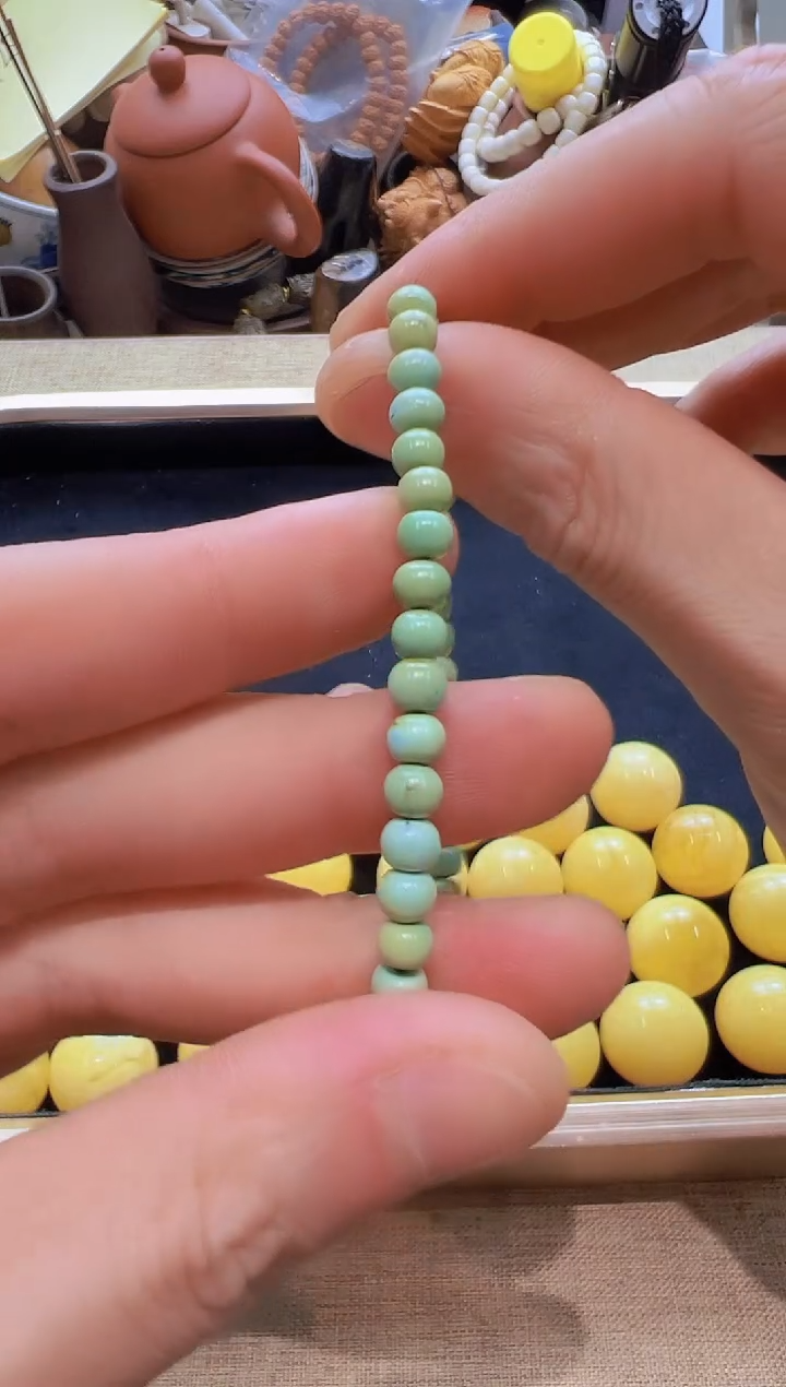 286一物一拍 松+猛犸拉布布多圈手串