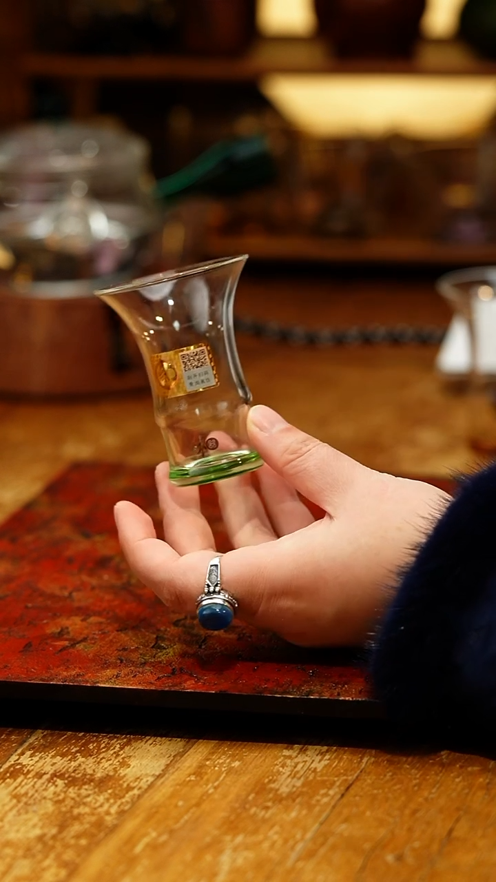 【闪购商品】禾器/晶彩君悦单杯/湖绿