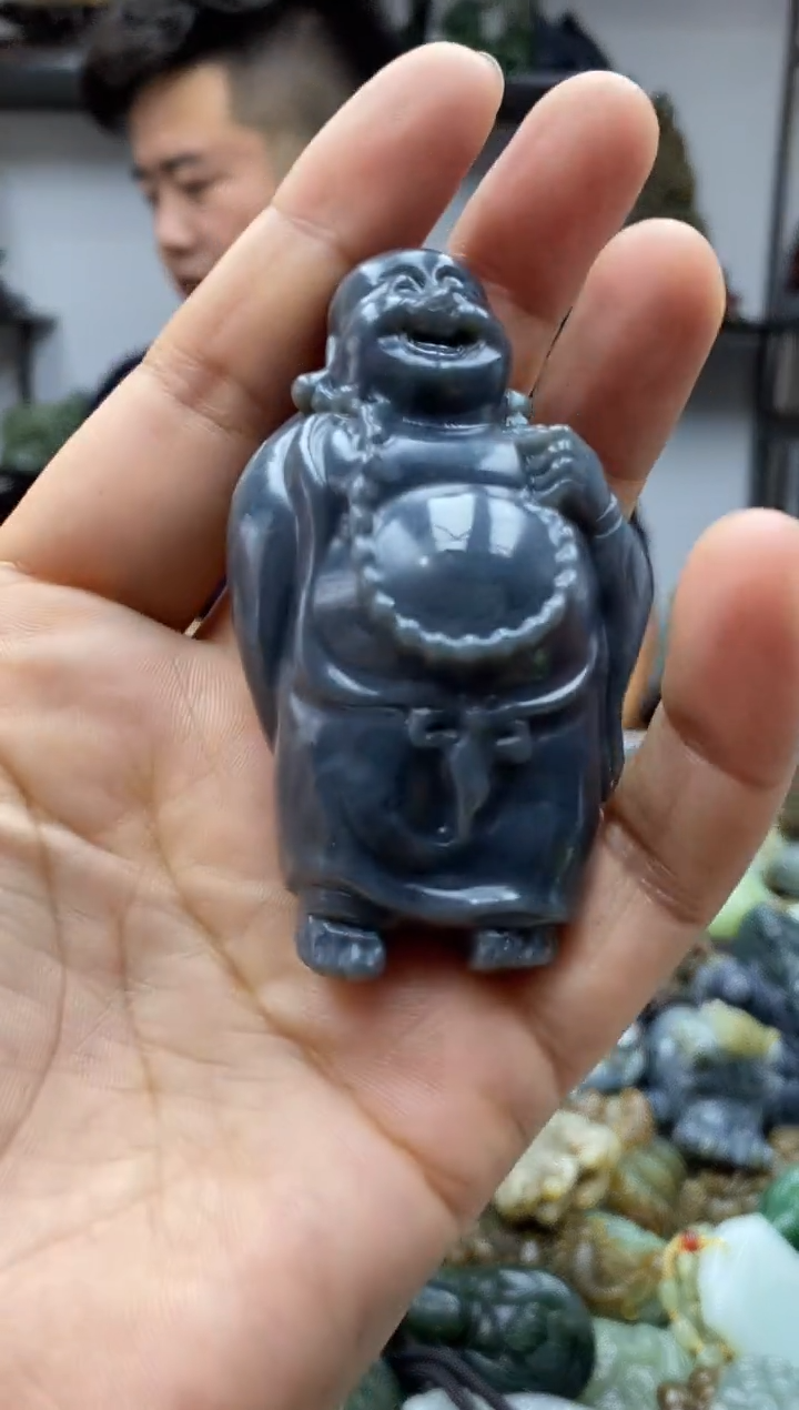 和田玉未镶嵌把件1