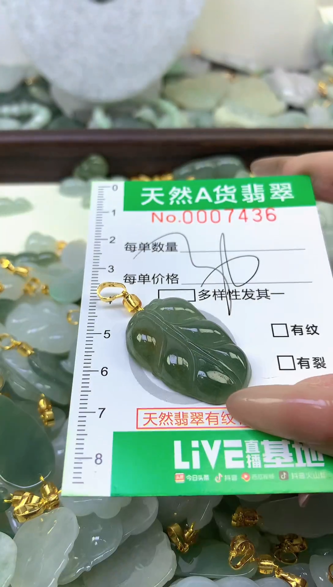 颈饰未镶嵌翡翠纯天然天然缅甸A货翡翠