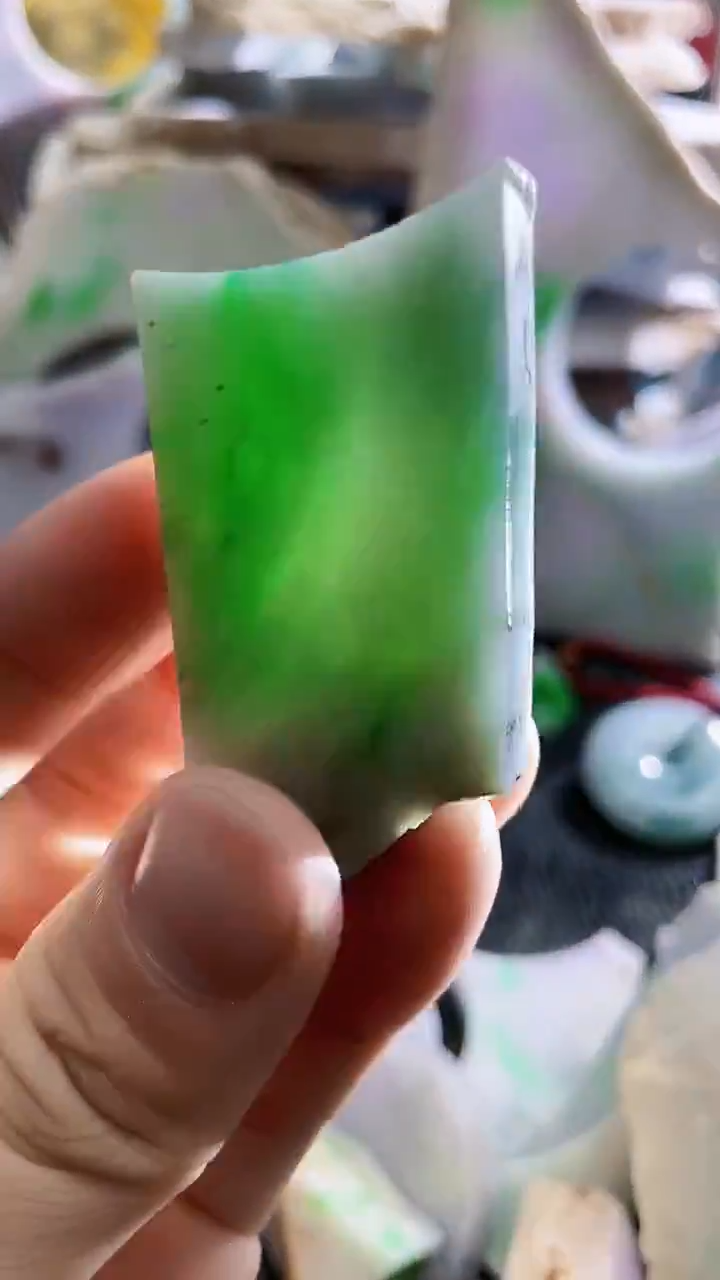 裸石翡翠天然货翡翠板料