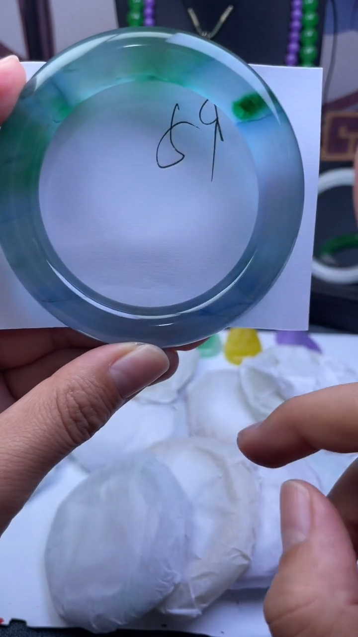 非金属仿水晶手镯