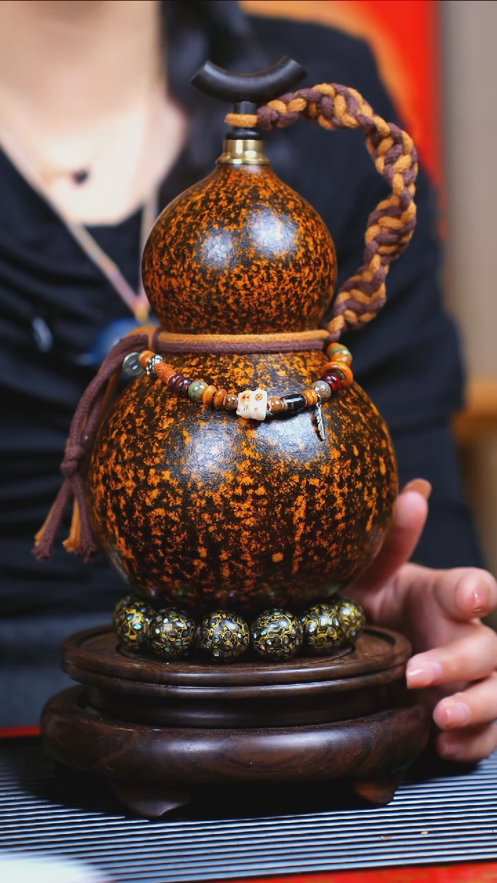 【闪购商品】JJ063迎元宵臻选大漆酒葫芦