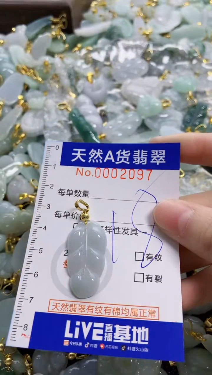 颈饰未镶嵌翡翠天然A货翡翠