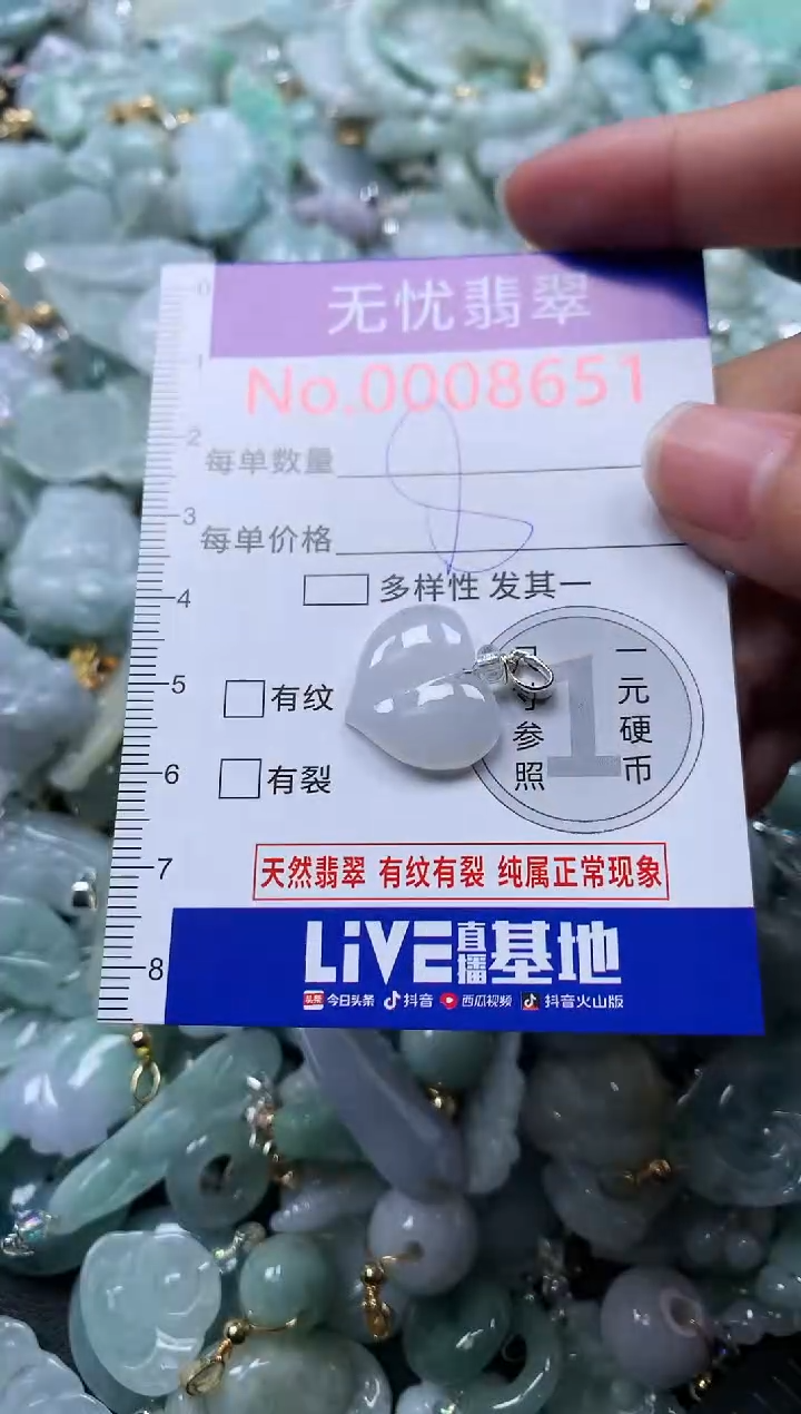 颈饰未镶嵌翡翠8651