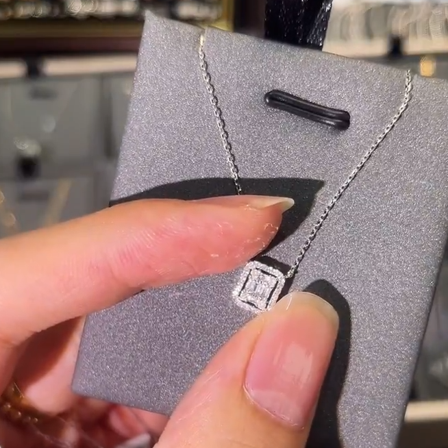 【千盟珠宝】重金 方糖项链