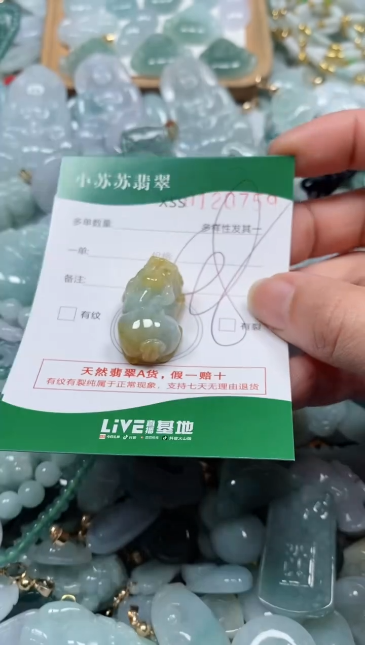 【闪购商品】翡翠颈饰未镶嵌闪购商品0102759